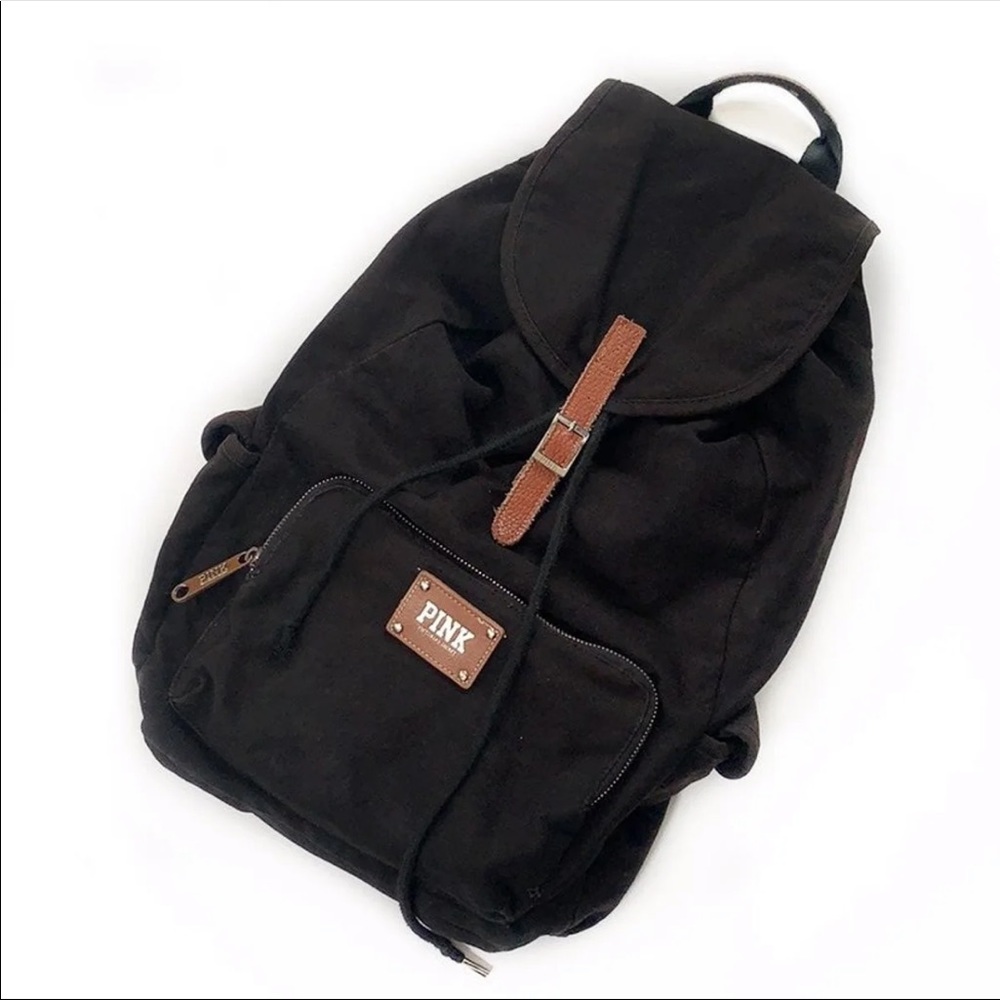 Canvas Black Backpack